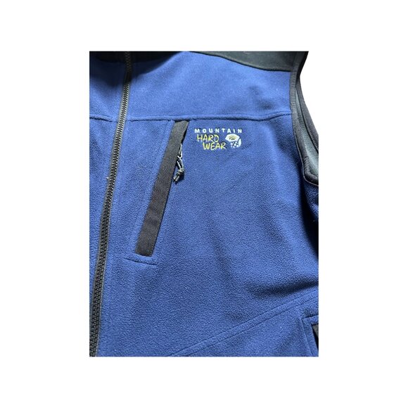 Vintage Mountain Hardwear Gore Mens Windstopper Vest Outdoors XL Blue & Black - Picture 3 of 13
